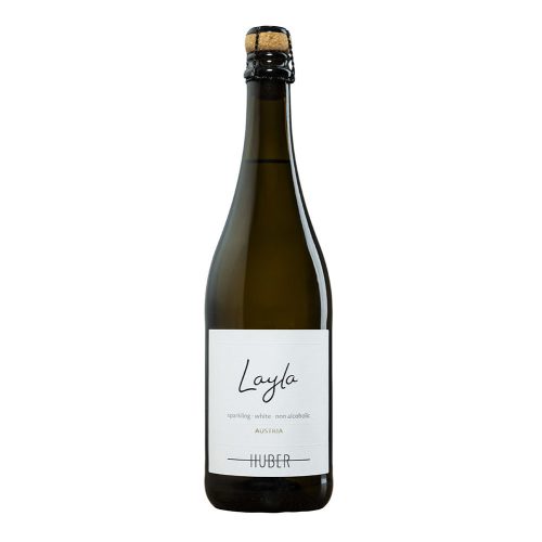 HUBER Layla Gelber Muskateller alkoholmentes pezsgő